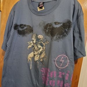 Marilyn Manson XL Unisex T-shirt. Symbols are embroidered.